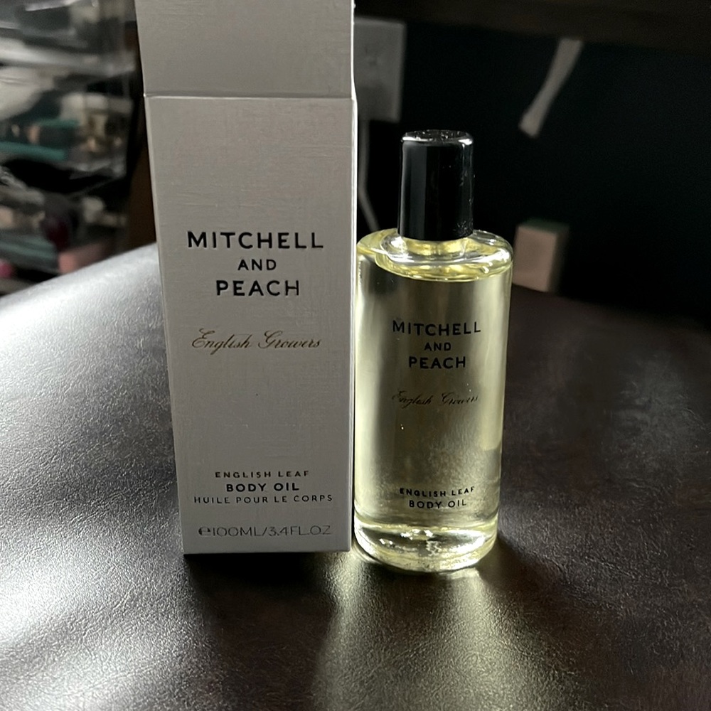 Brand new Mitchell and Peach Body oil